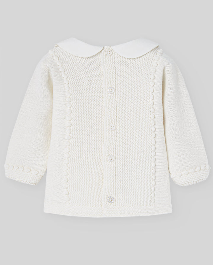 Paz Rodríguez Baby Boy Wool Set in Ivory