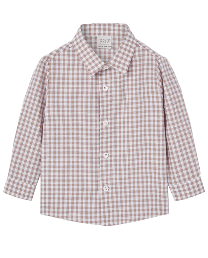 Boys Gingham Shirt