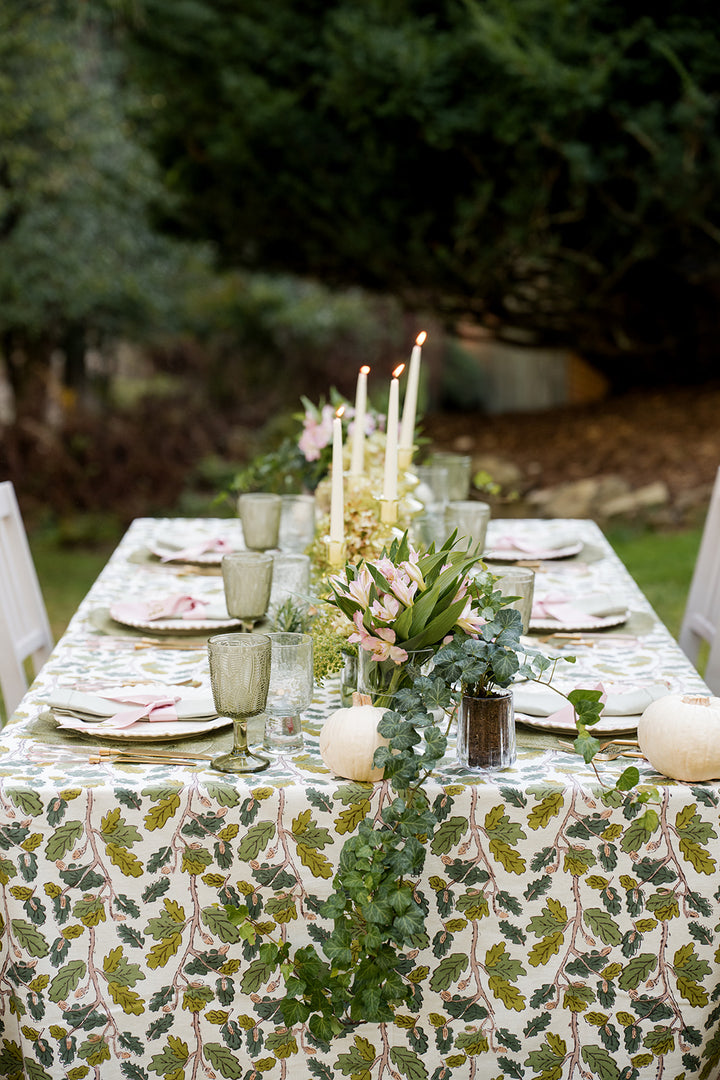 Maple & Acorn Tablecloth