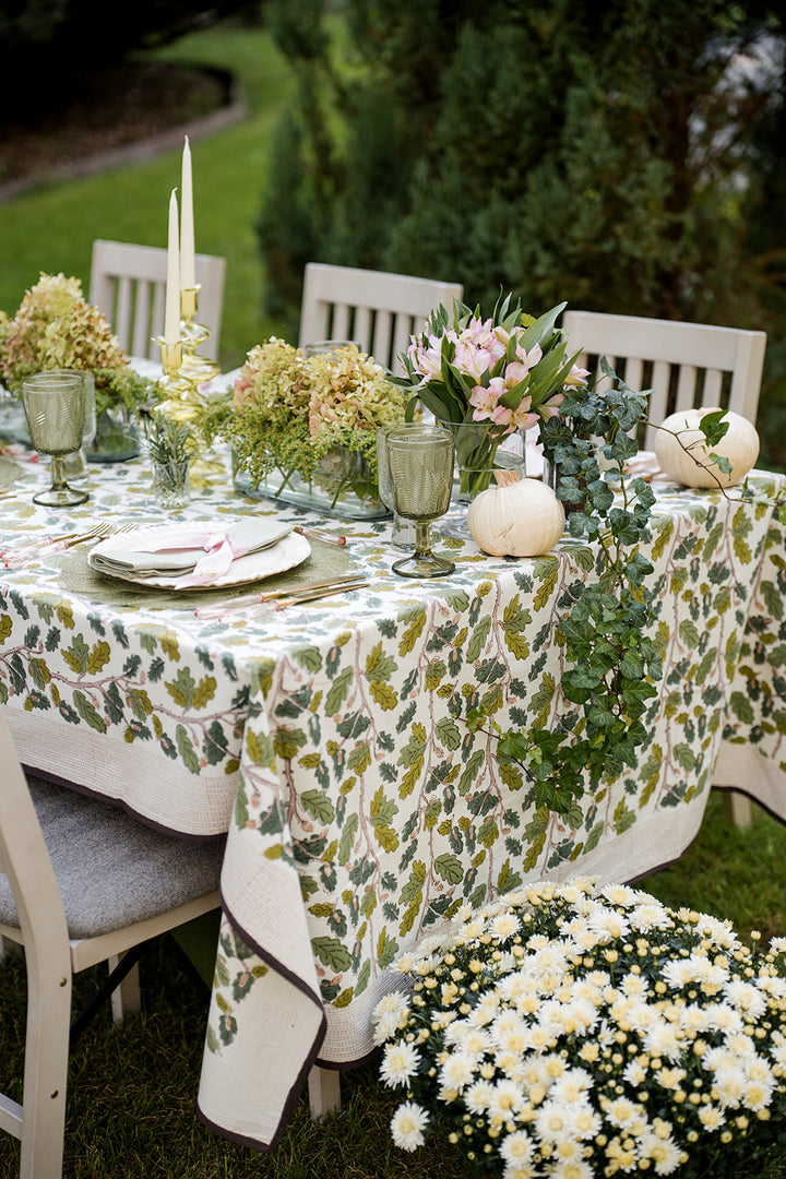 Maple & Acorn Tablecloth