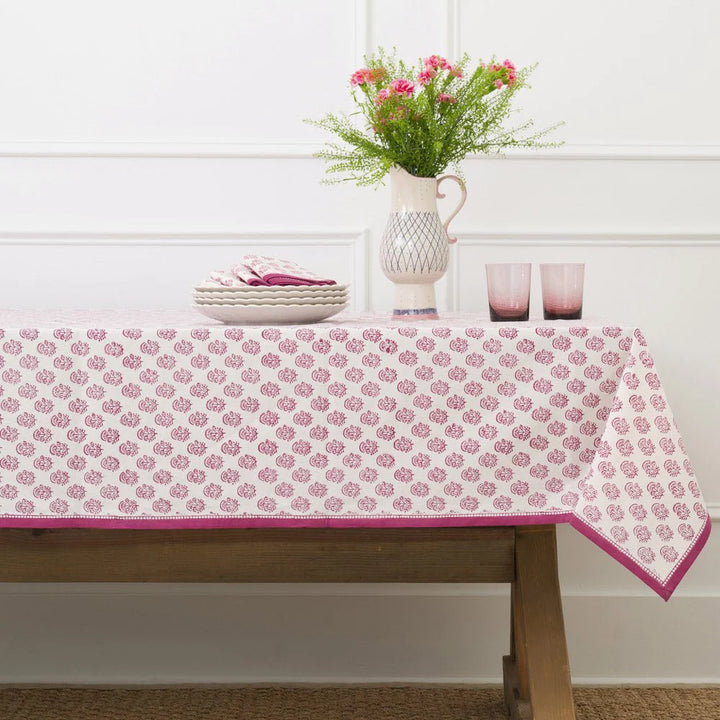 Pomegranate Anika Fuchsia Tablecloth