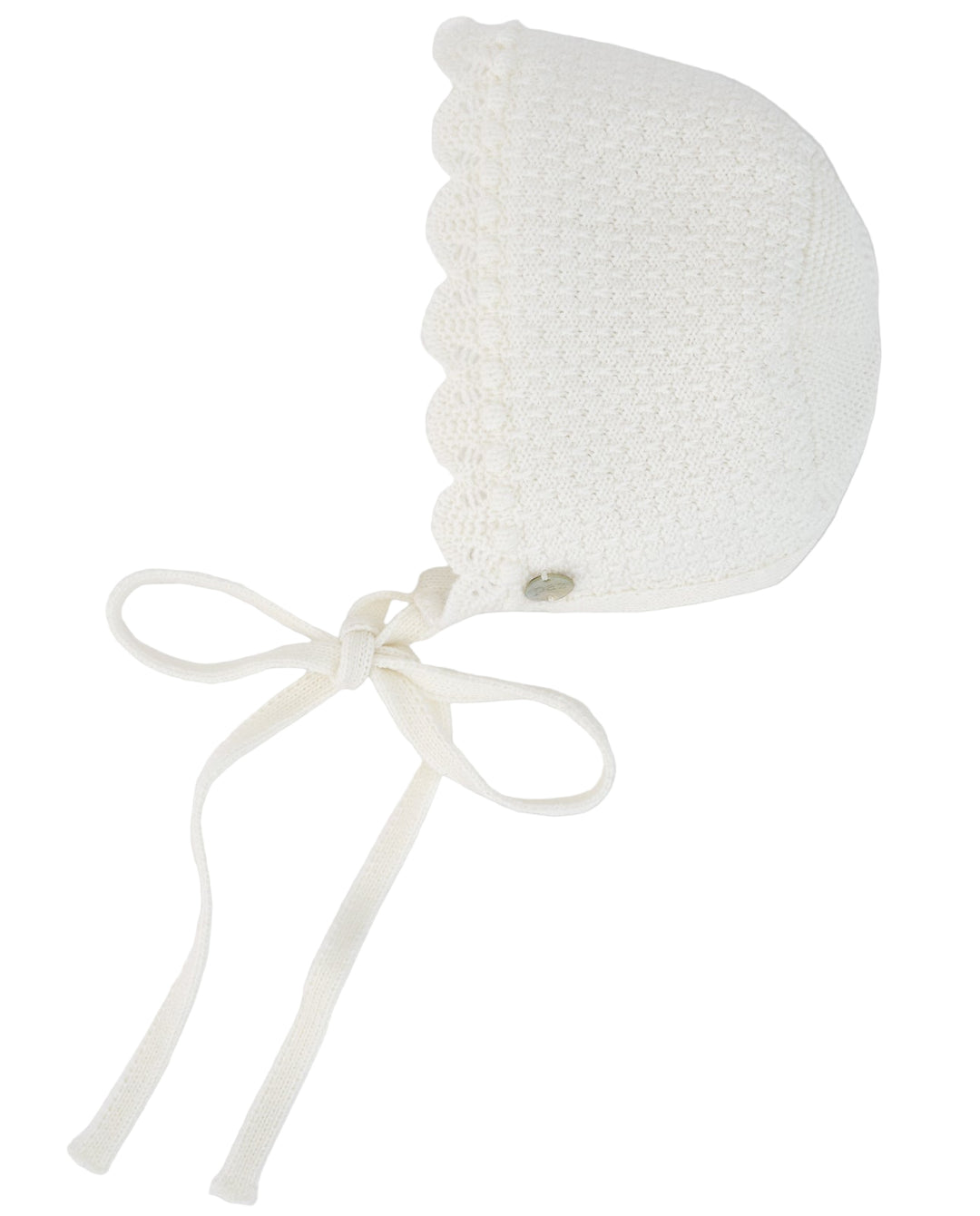 baby bonnet with corchet detail