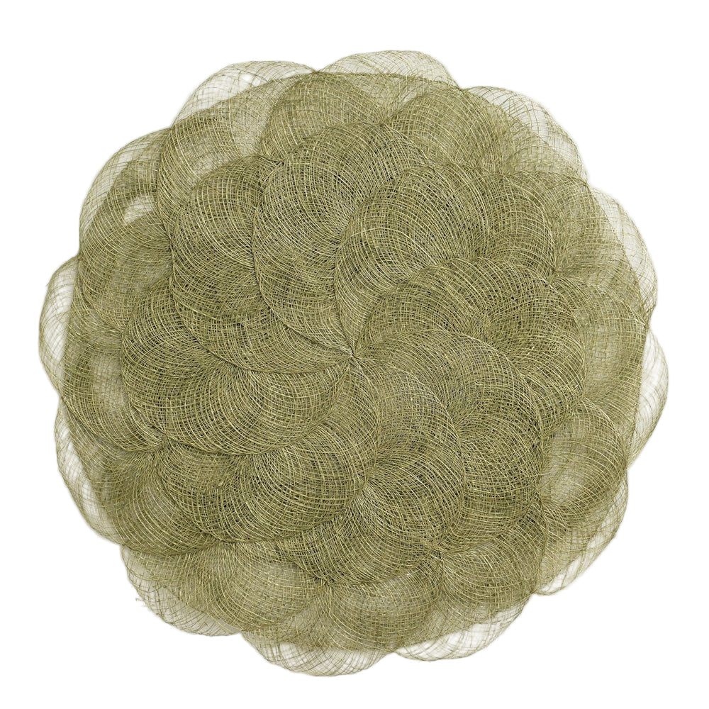 Green woven placemat