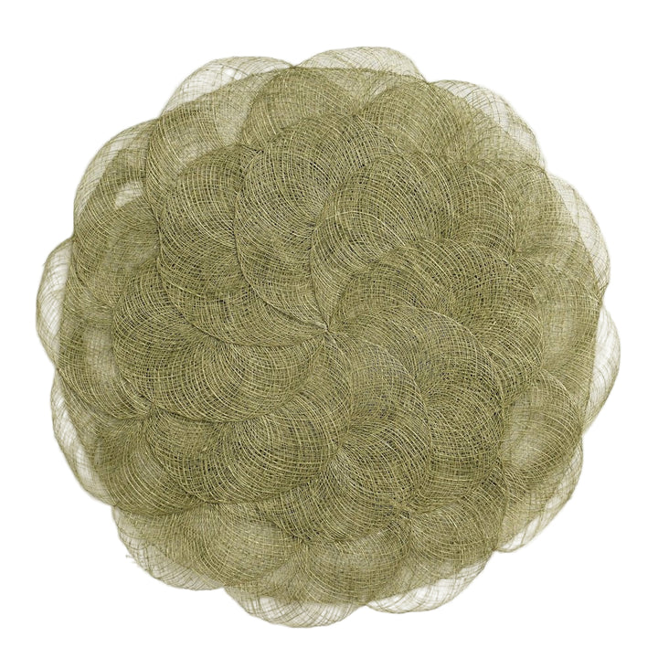 Green woven placemat