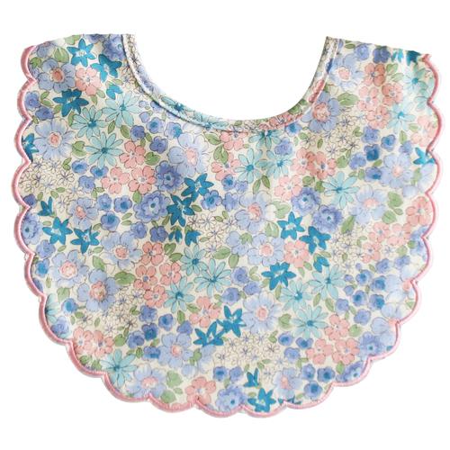Alimrose Scallop Bib – Liberty Blue
