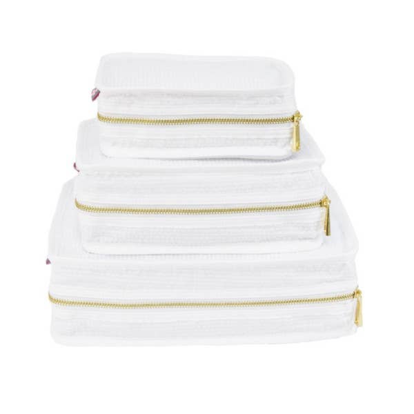 White Seersucker Packing Cub Set