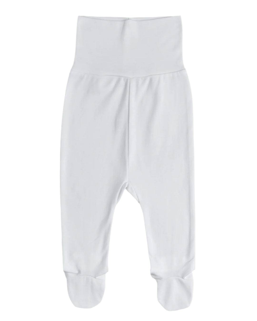 White Footed Pima Cotton Leggings