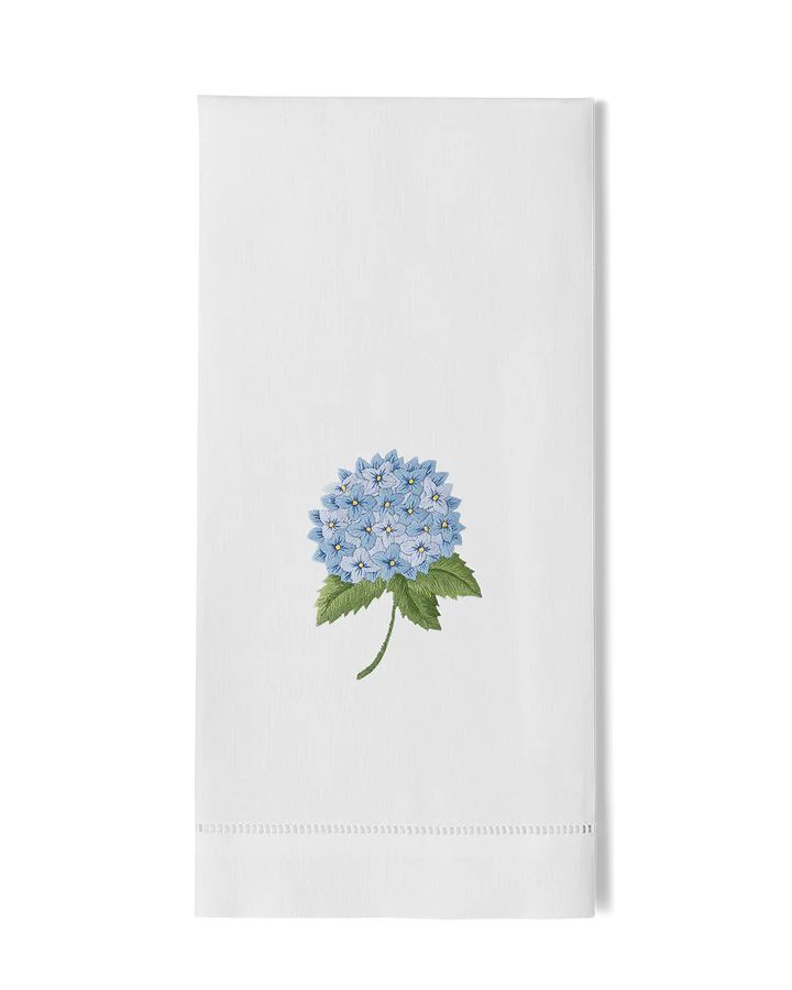 Blue Flower Hand Towel