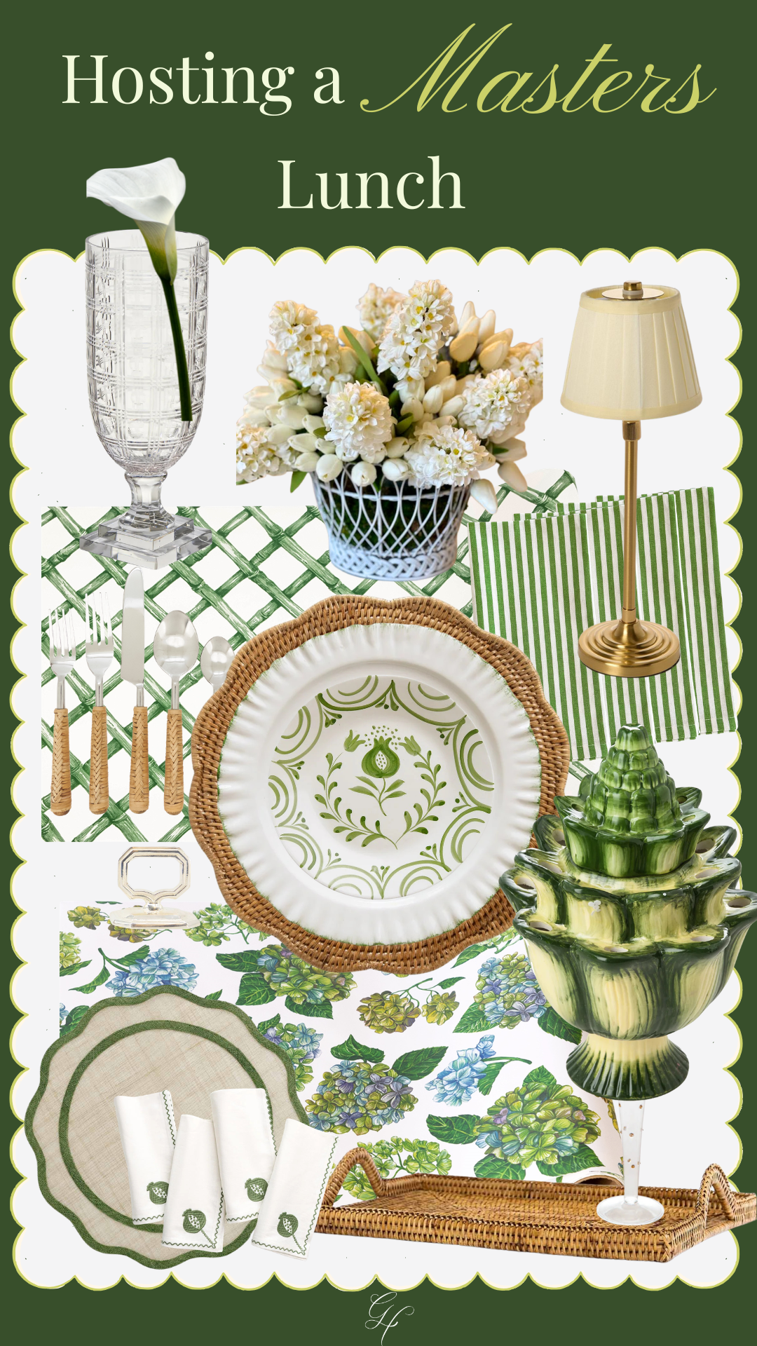 A Masters-Inspired Edit: For Littles & Hosting at Home