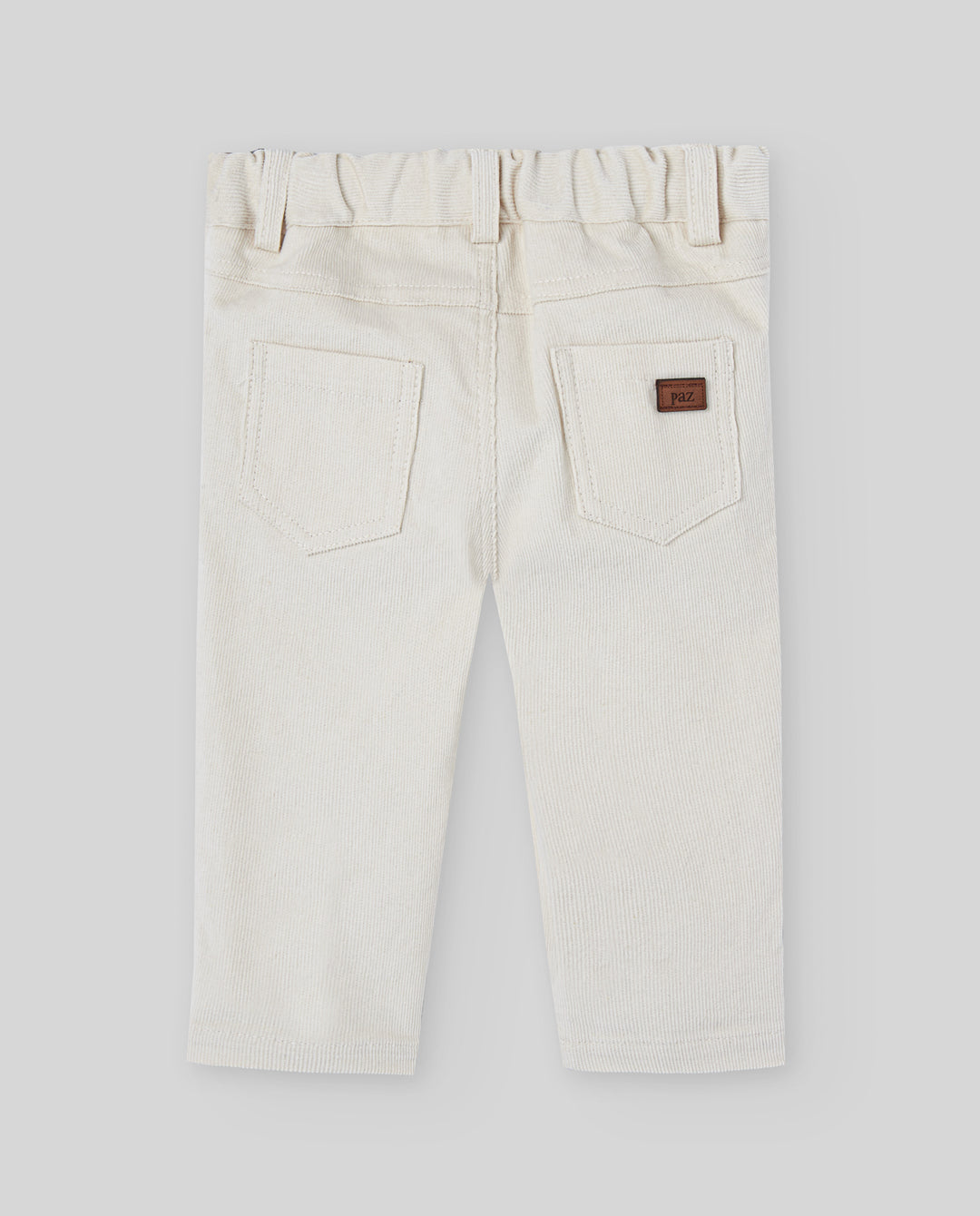 Paz Rodríguez Boys Ivory Corduroy Pants