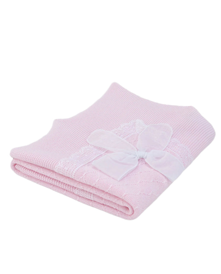 Linda Baby Blanket - Pink