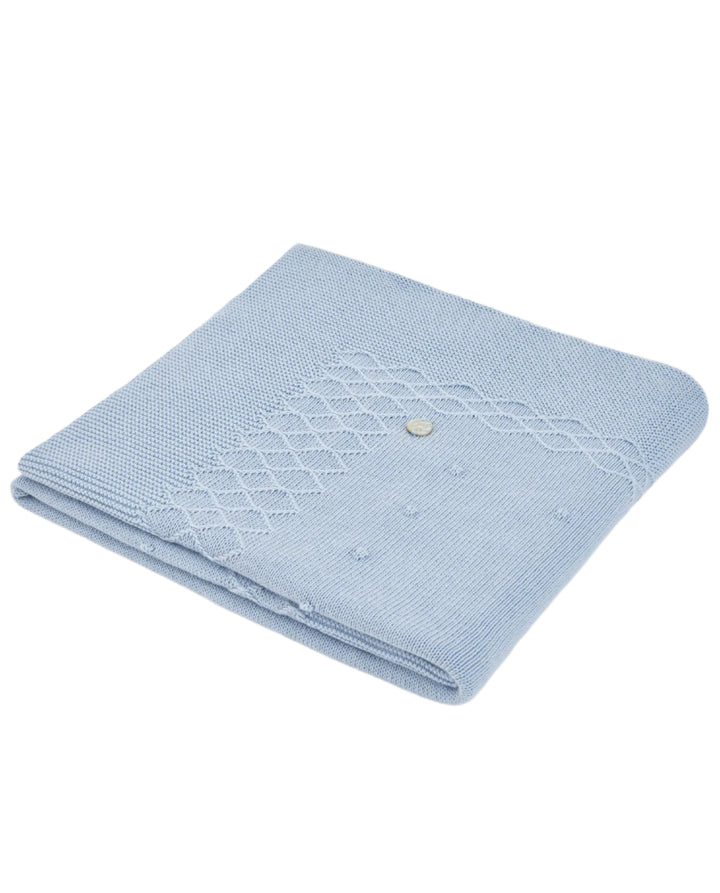 Knit Newborn Blanket Vento