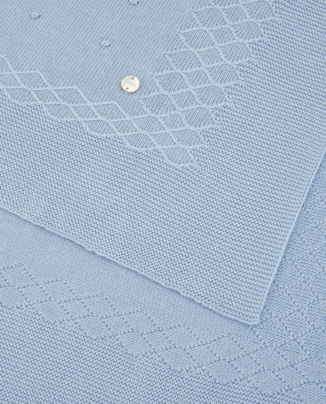 Knit Newborn Blanket Vento
