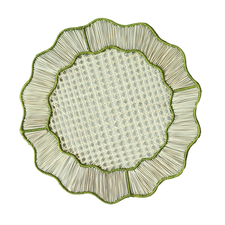 Kleid Wave Olive Placemat - Set of 4