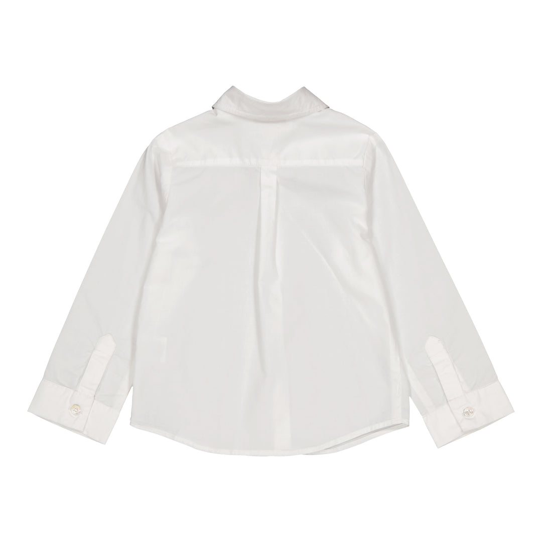 Arthur Boy shirt in White poplin