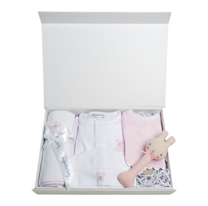 Newborn Gift Set with Pima Cotton Essentials - Pink