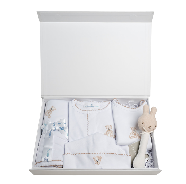 Newborn Gift Set with Pima Cotton Essentials - Neutral