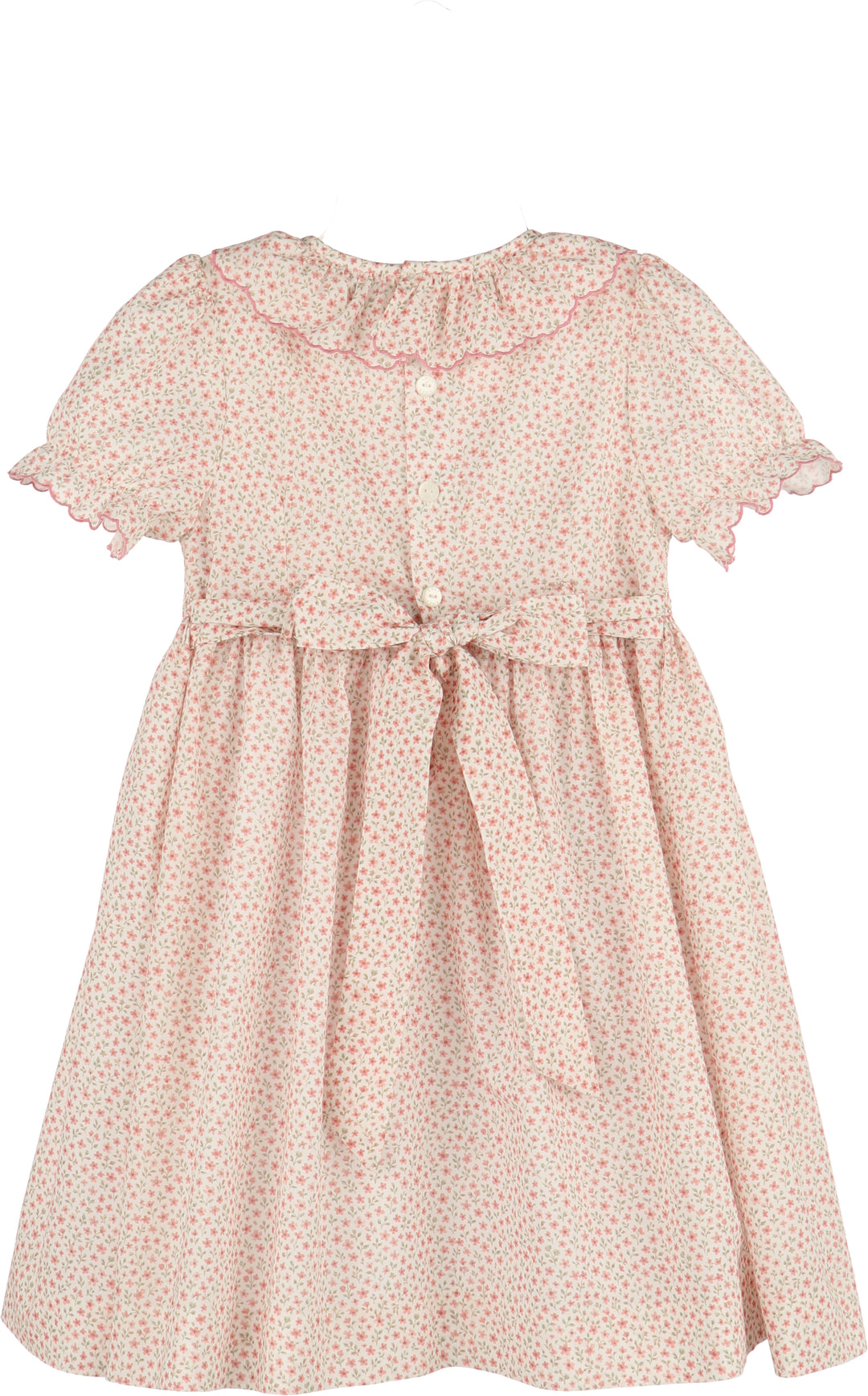 Luli & Me Forest Fairy Smocked Dress Pink