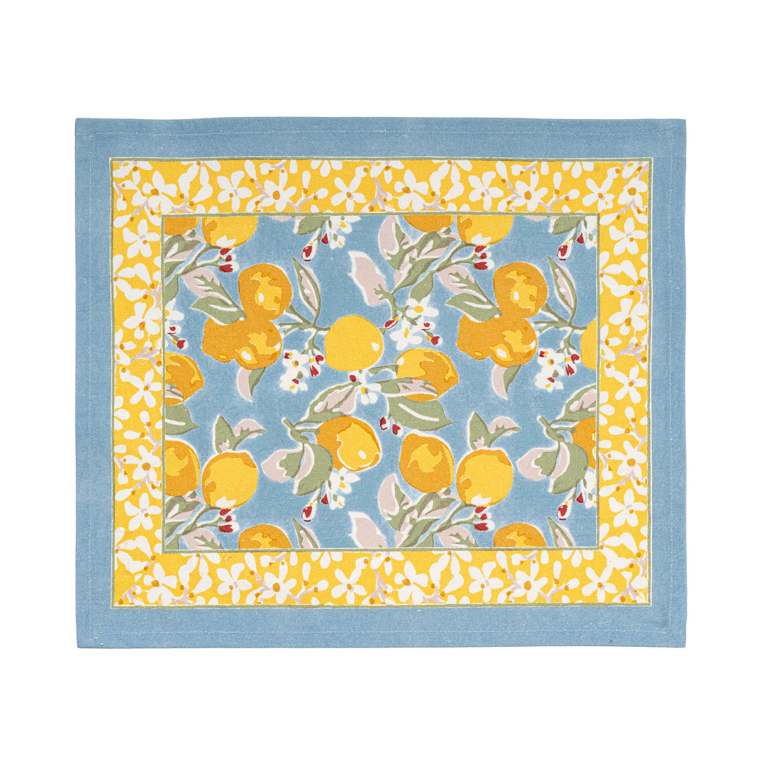 Citron Blue & Yellow Placemats - Set of 6
