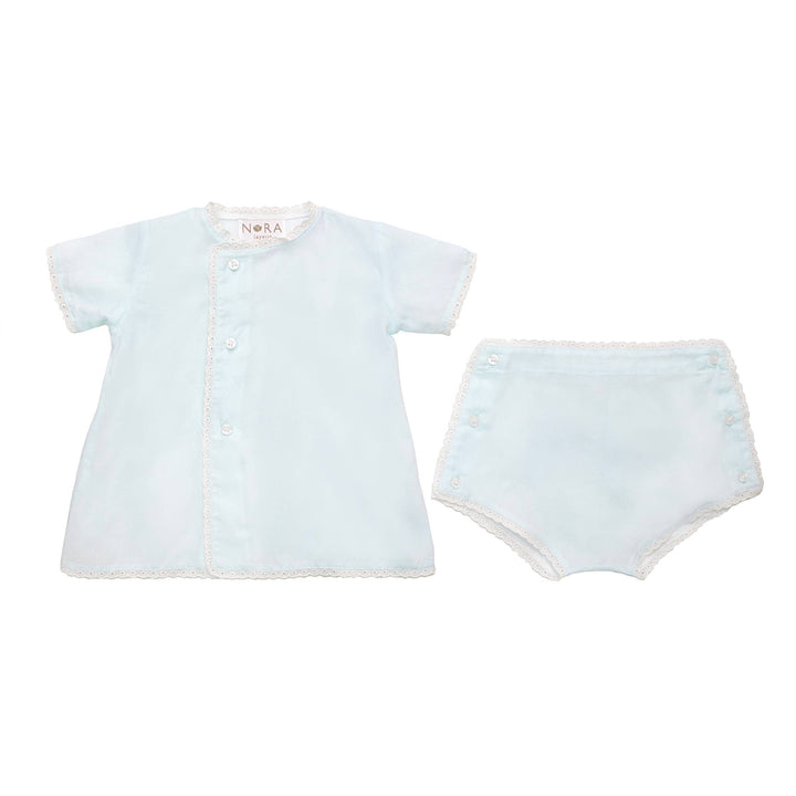Baby Eyelet Cotton Diaper Set 