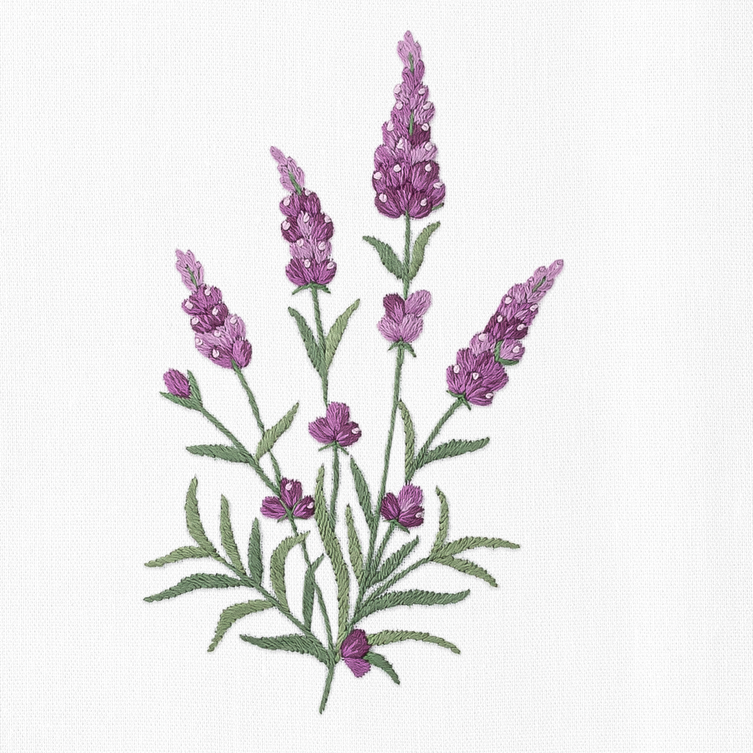 Lavender Botanical Hand Towel