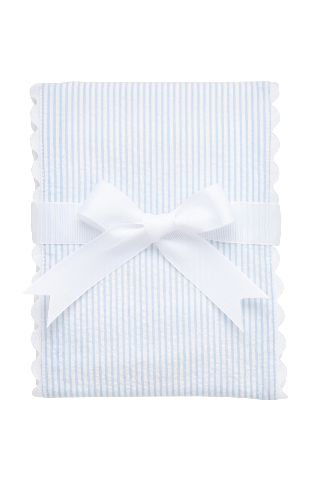 Seersucker Fancy Burp Cloth - Blue