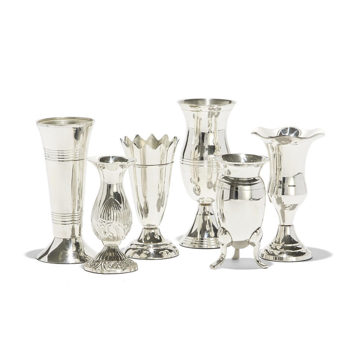 Collection of Queen Anne's Silver Vases - Set of 6