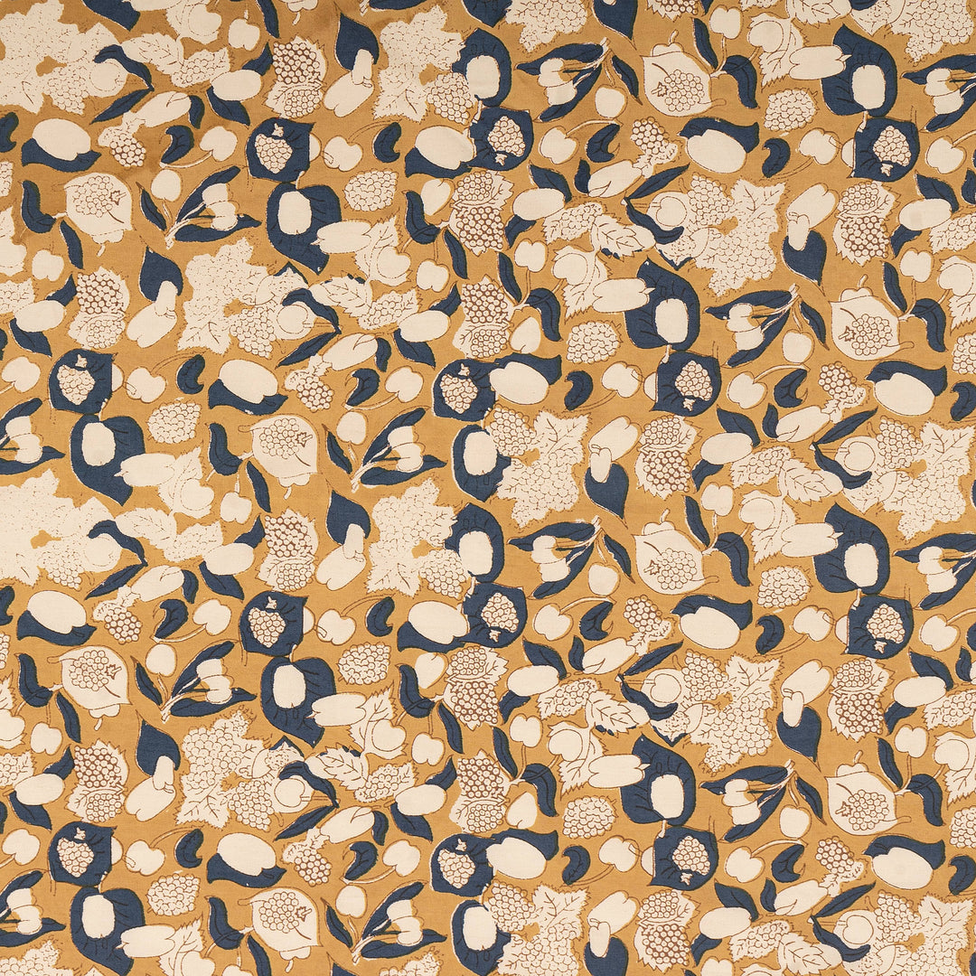 Forest Harvest Mustard & Blue | French Tablecloths