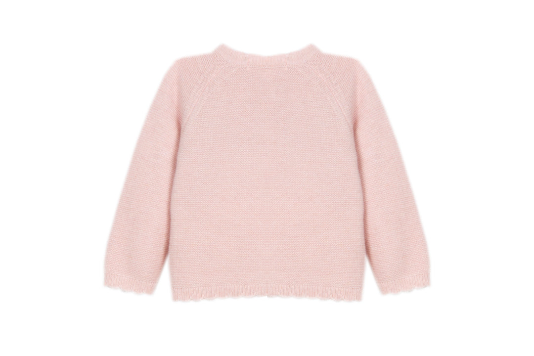 Patachou Pink Fawn Knit Cardigan