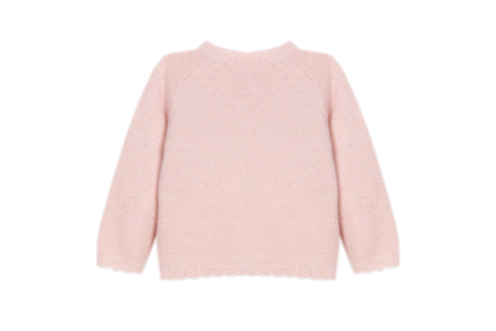 Patachou Pink Fawn Knit Cardigan
