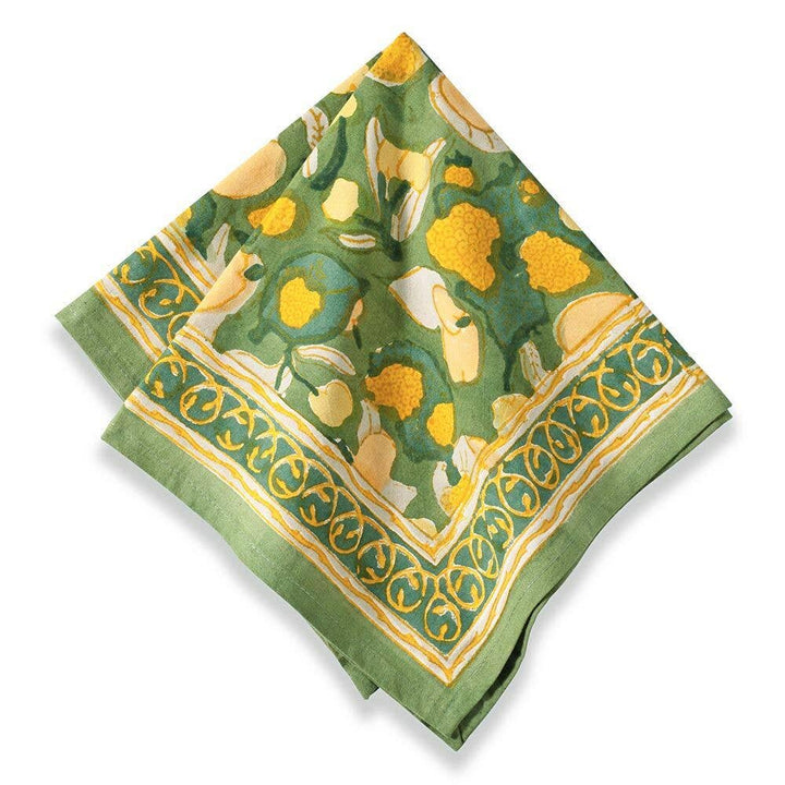 Fruit Yellow/Green Napkins - Set of 6