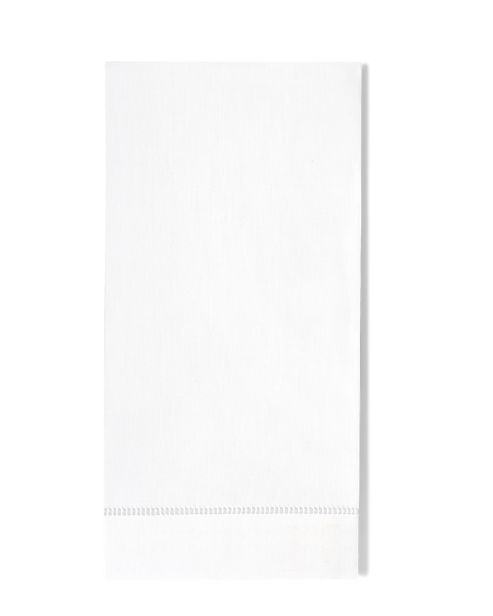 Pure Linen White Hand Towel
