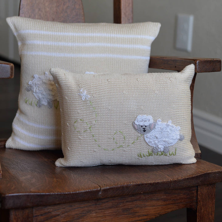 Lamb Mini Pillow - Ecru