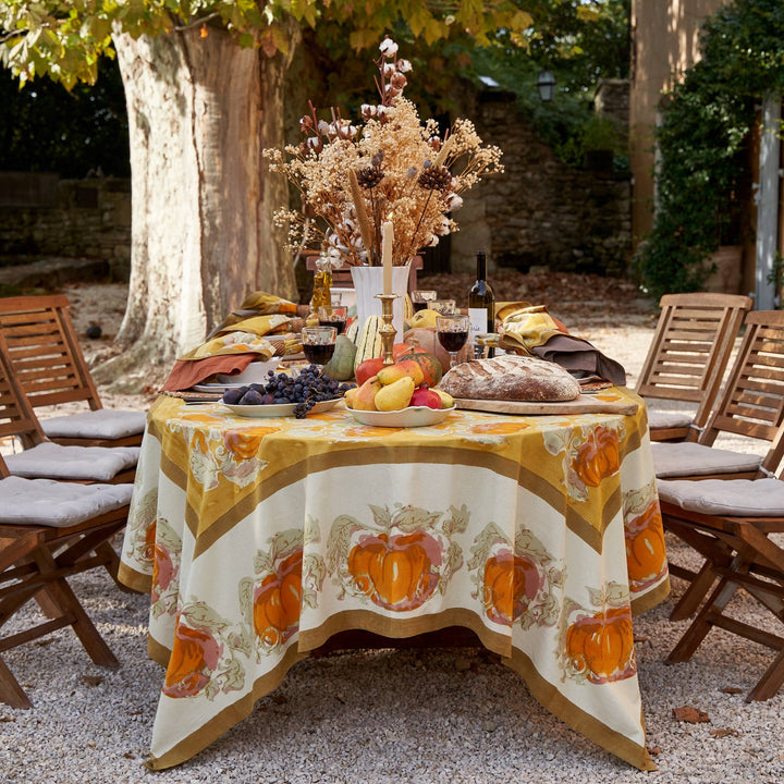 Pumpkin Orange & Mustard Tablecloths