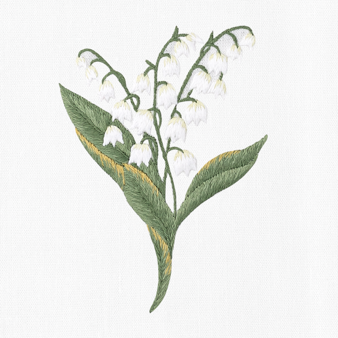 Lily of the Valley Botanical Hand Towel