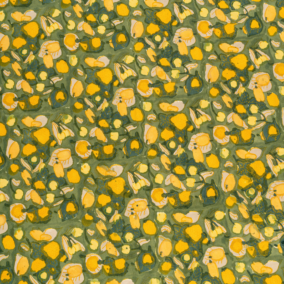 Fruit Yellow & Green French Tablecloths