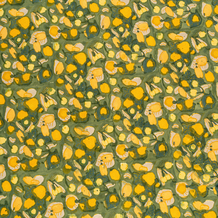 Fruit Yellow & Green French Tablecloths