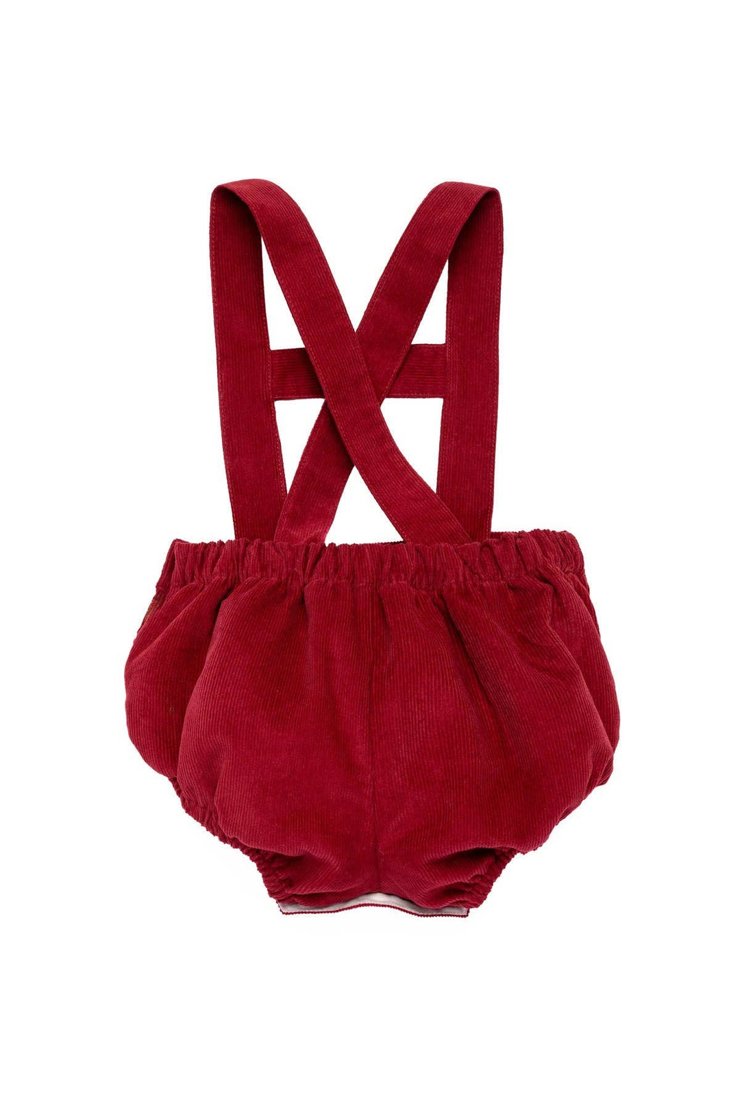Petite Carlota Leonardo Cotton Corduroy Romper