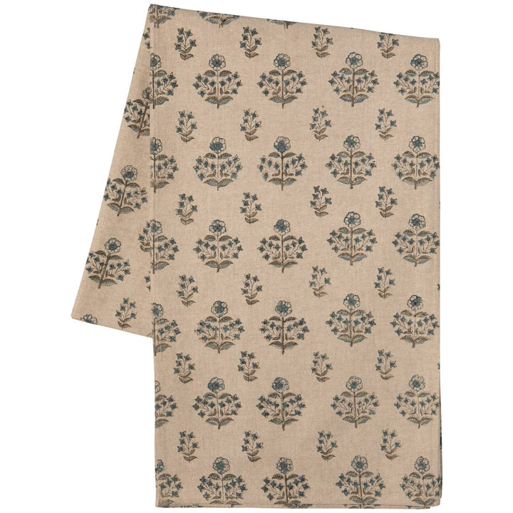 Salvia Block Print Tablecloth