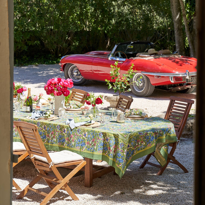 Jardin Blue & Vert Tablecloth