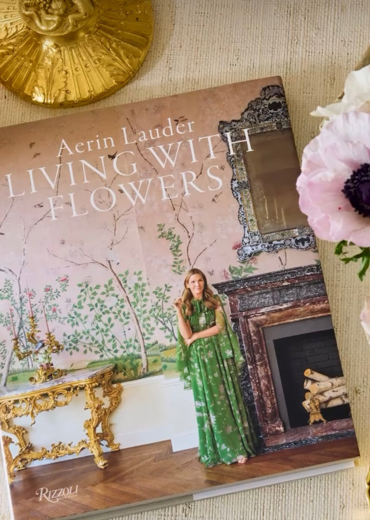Aerin Lauder Living With Flowers Coffee Table Book