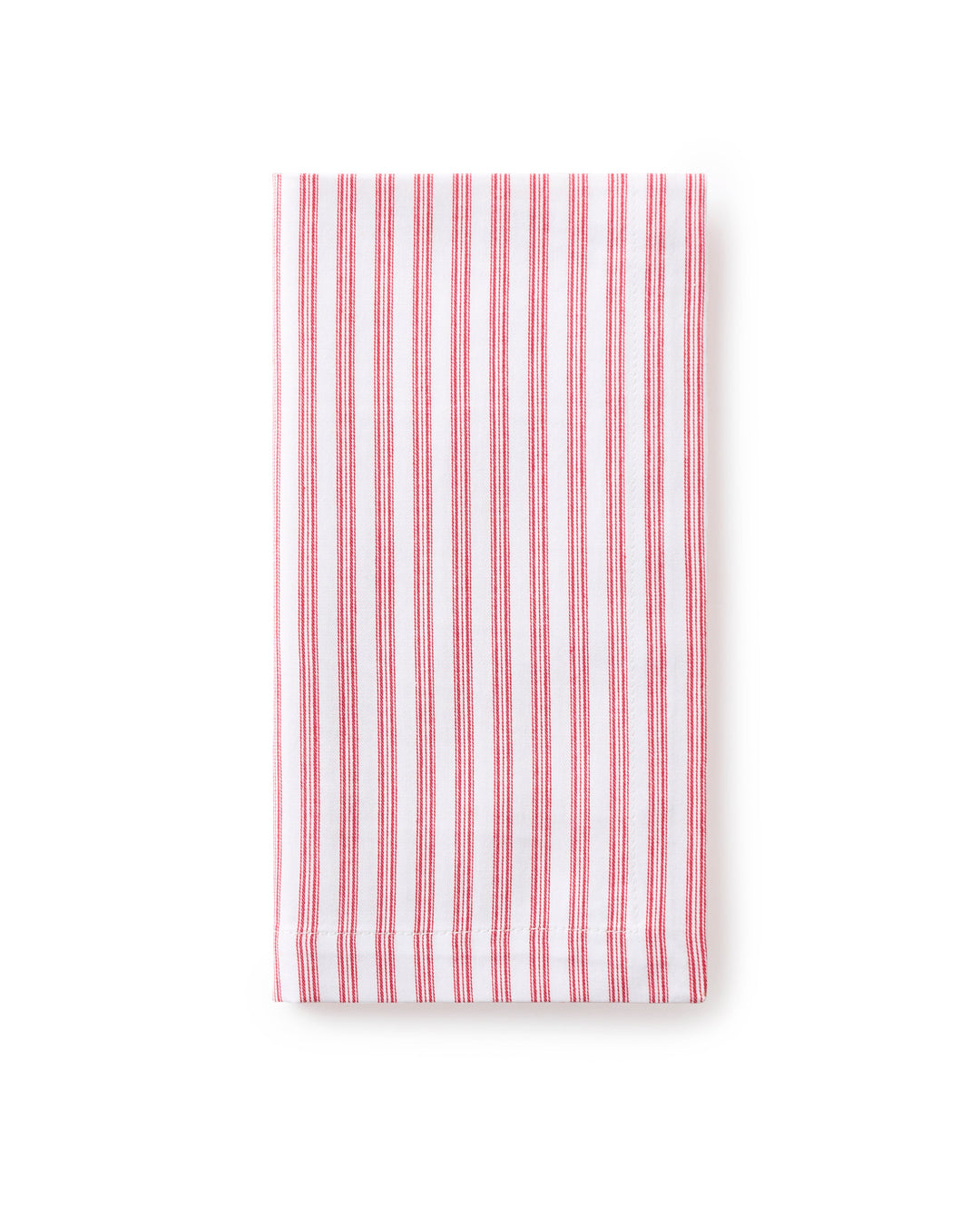 Petite Plume Signature Twill Napkins in Antique Red Ticking Set of 4