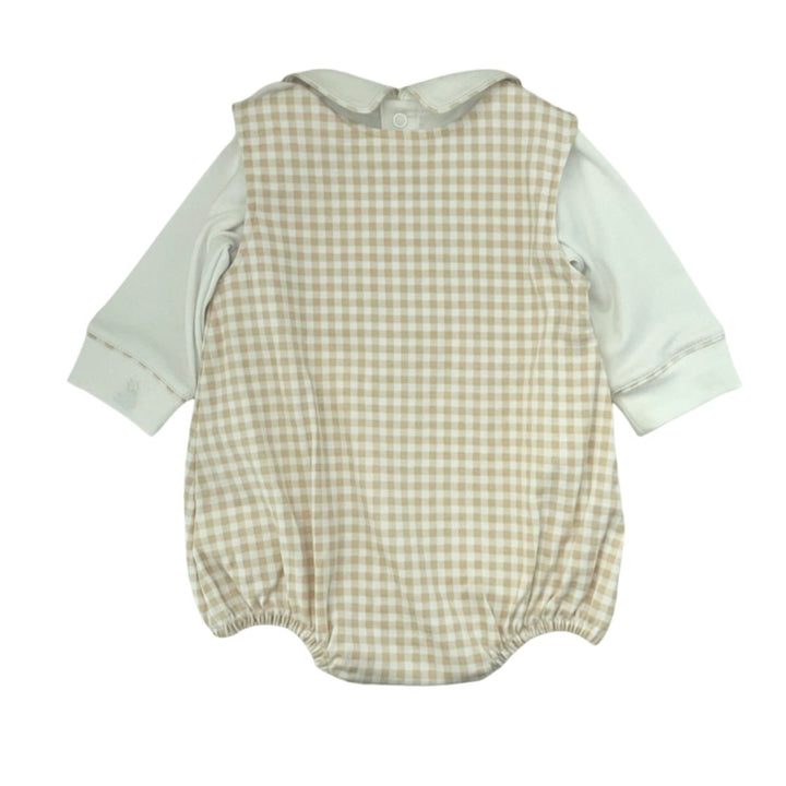 BENNY OVERALL SHORT SET BEIGE