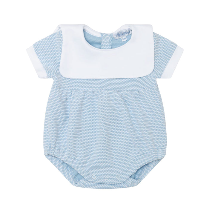 Blue Jacquard Bubble