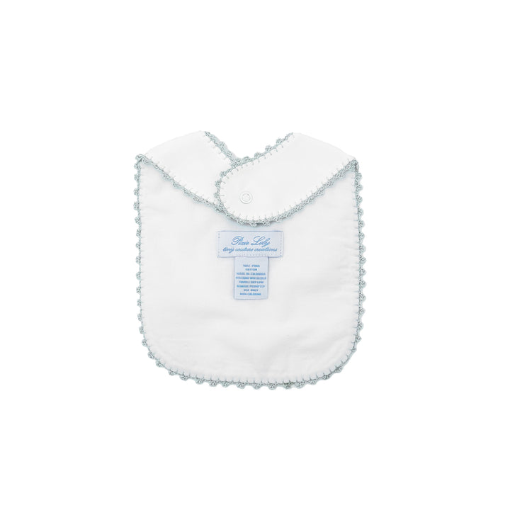 Jersey Bib with Crochet Trim