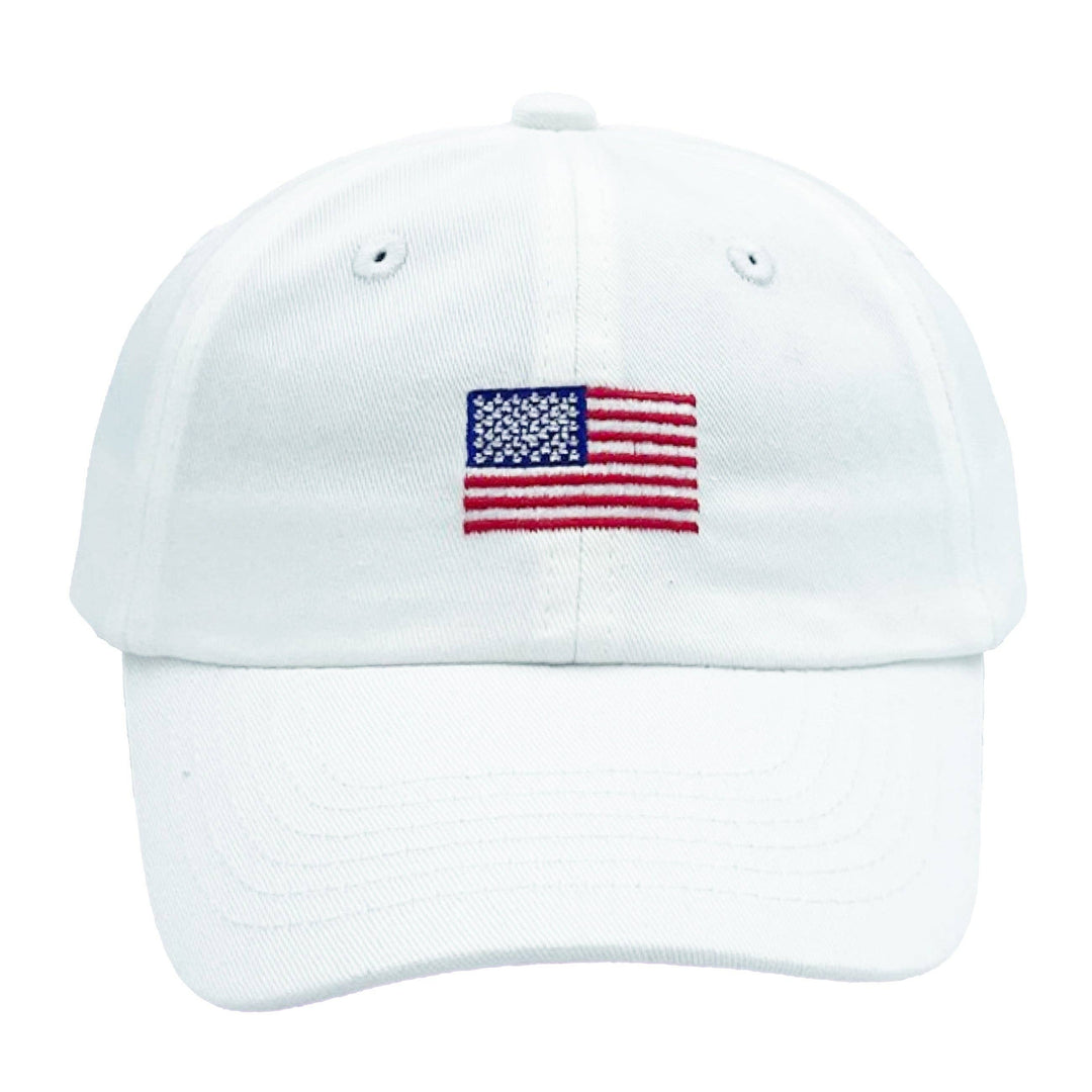Bits & Bows Women's American Flag Bow Baseball Hat