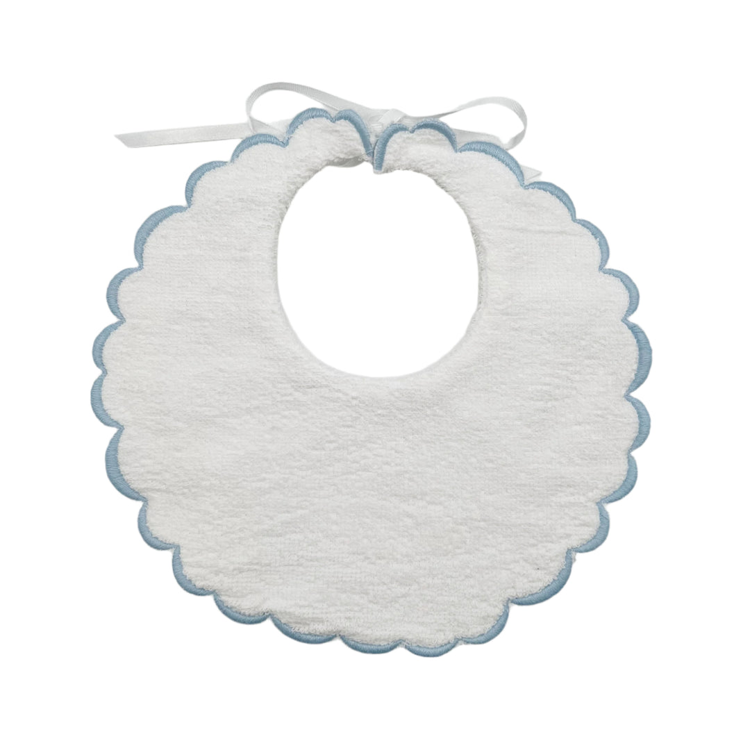 Scalloped French Terry Baby Bib