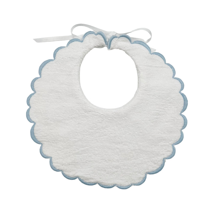 Scalloped French Terry Baby Bib