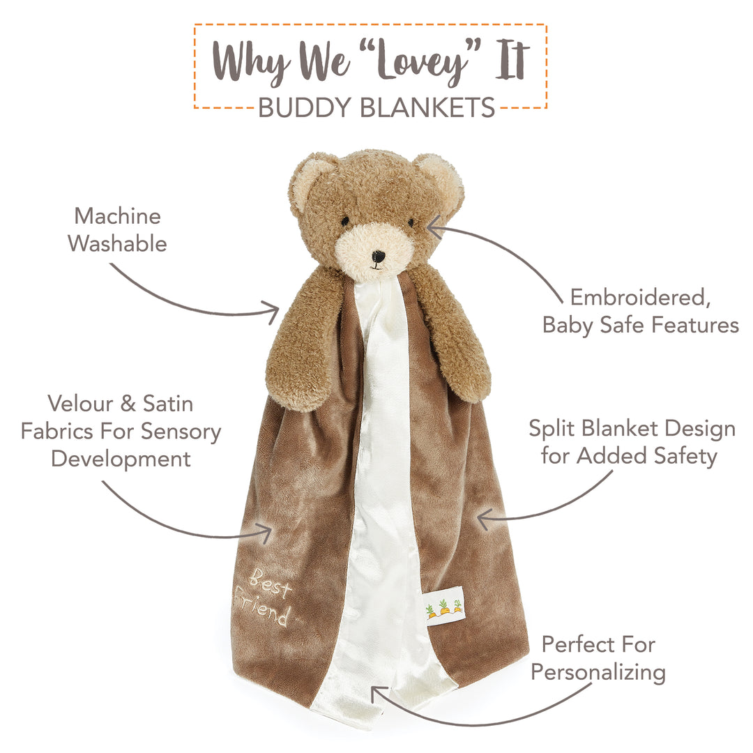 Cubby the Bear Buddy Blanket 16"