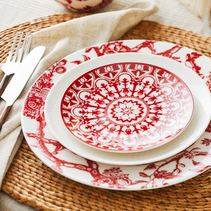 Casablanca Crimson Small Plates, Set of 4